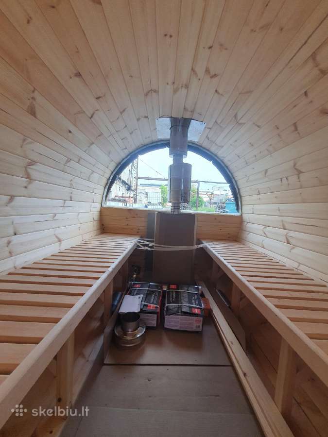 Lauko pirtis bačka - apvali sauna kubilas 4m ilgio - nuotraukos Nr. 8