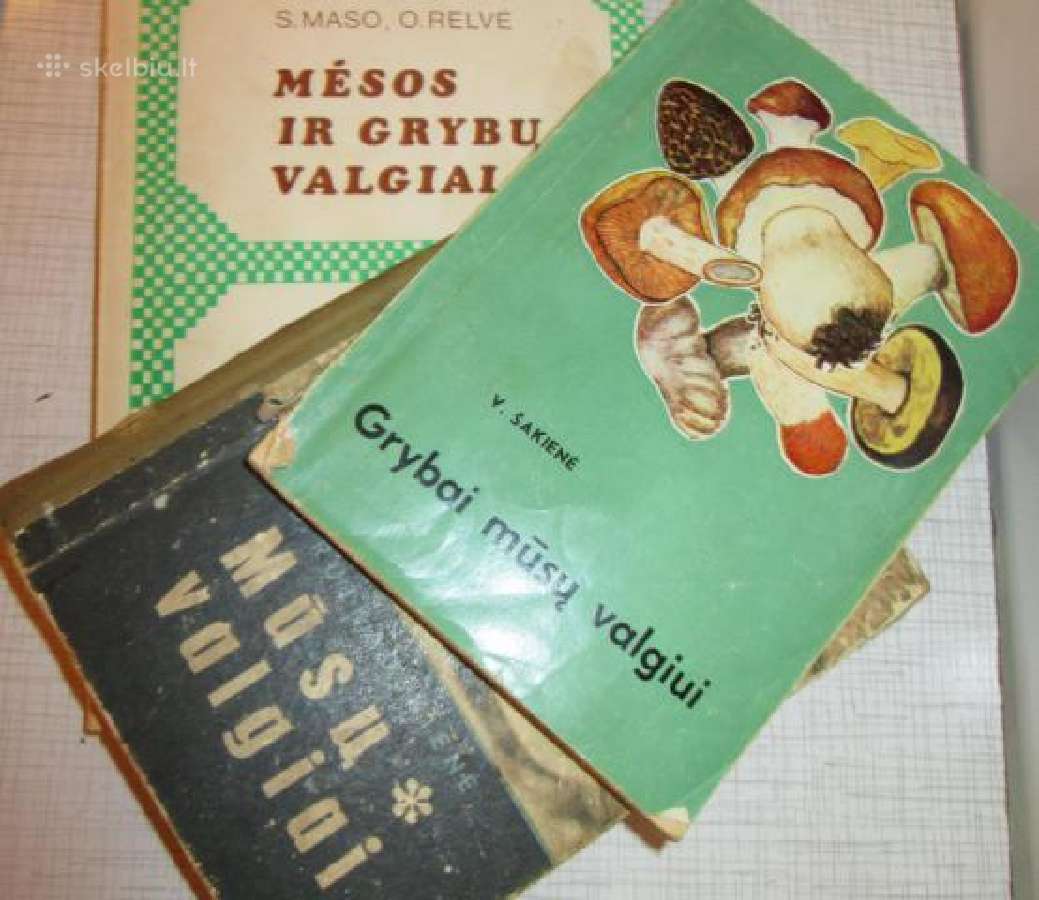 Senos maisto gaminimo knygos Viso 10 vnt - 7 Eur