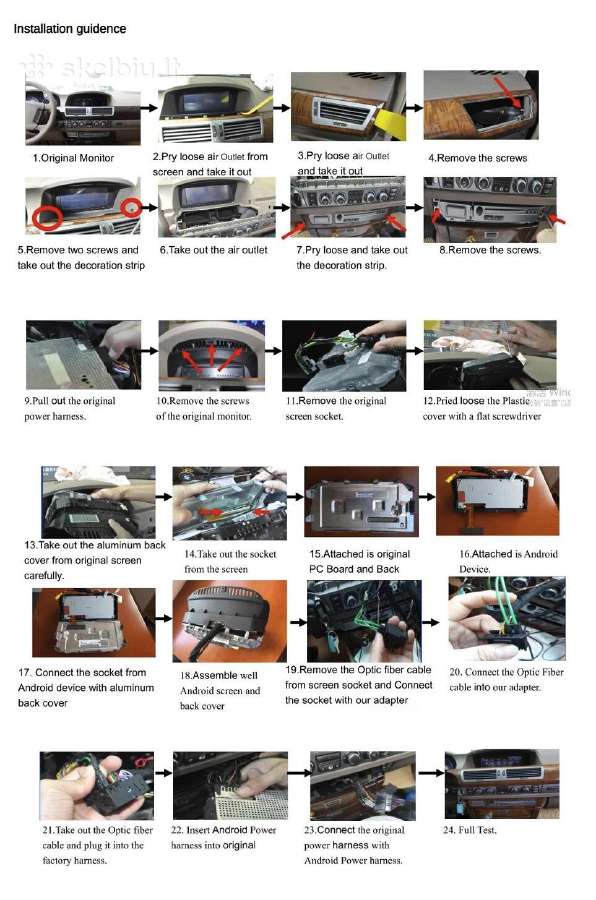 Bmw 7 serija E65 E66 Android Multimedia 8 core - nuotraukos Nr. 10