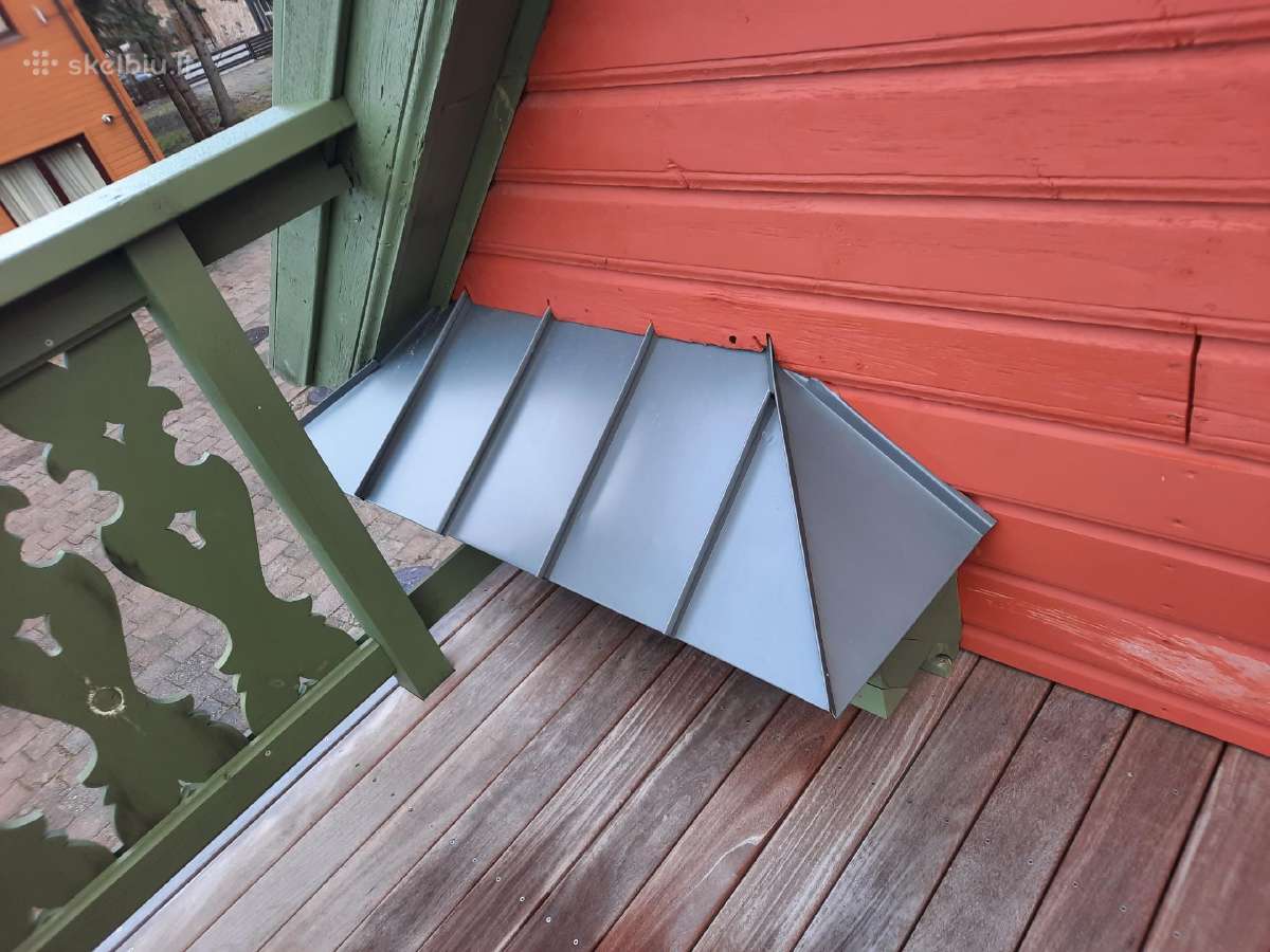 Stogas, fasadas, karkasas, skardinimas, terasa. - nuotraukos Nr. 7