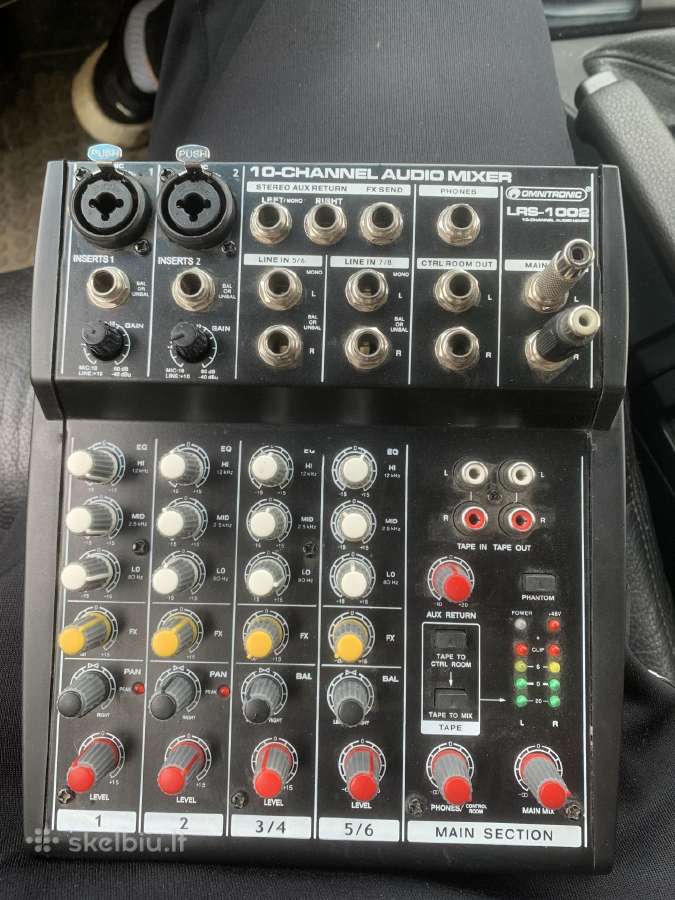 Omnitronic Lrs-1002 audio mixer