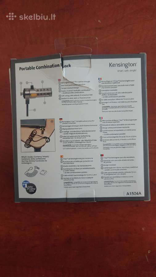 Užraktas Klock Pc / Dviračiui / Monitoriui - nuotraukos Nr. 2