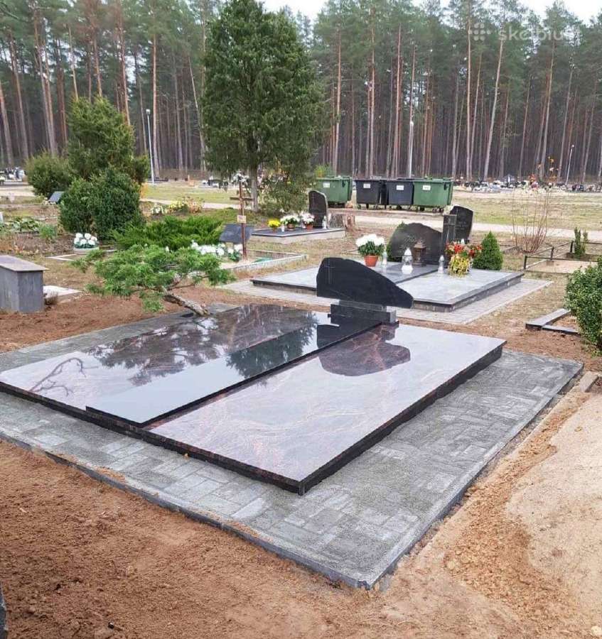 Aleksoto paminklai, dengimas akmens plokštėmis - nuotraukos Nr. 28