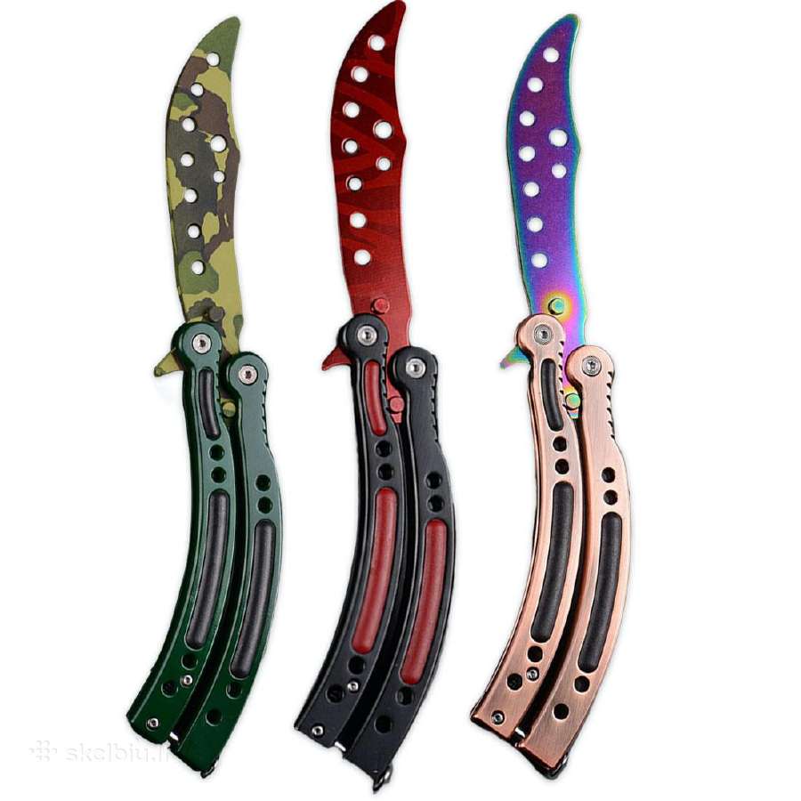 Didelis Pasirinkimas Balisong Treniruočių Peilių
