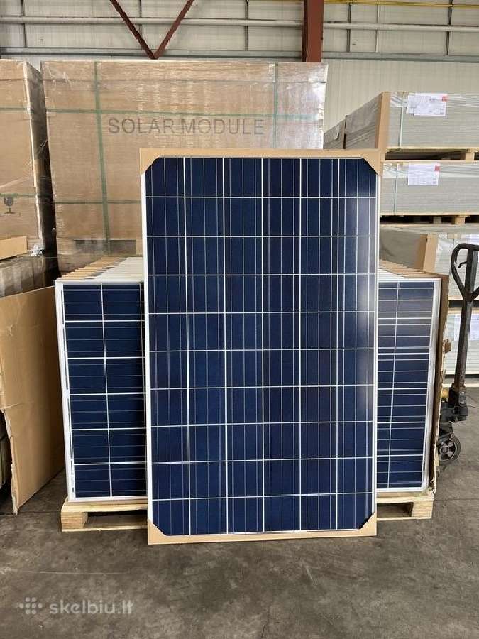 Saulės elektrinė moduliai panelės inverteriai vald - nuotraukos Nr. 25