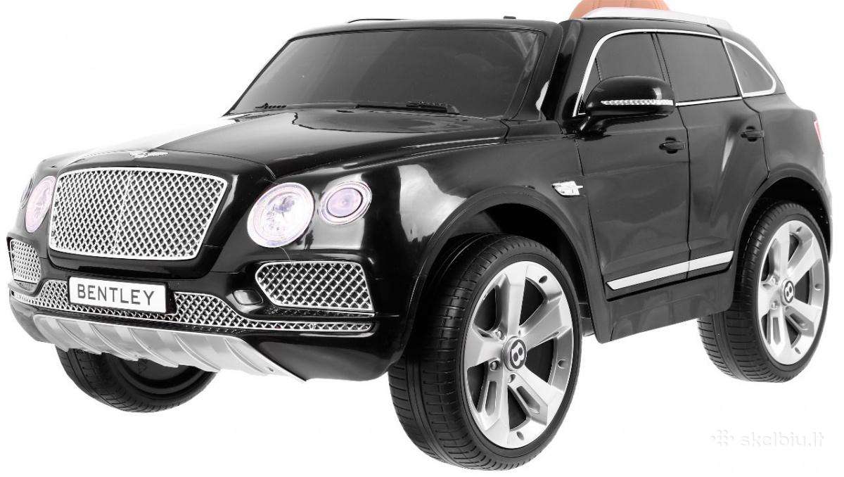Elektromobilis Bentley Bentayga juodas Klaipėda