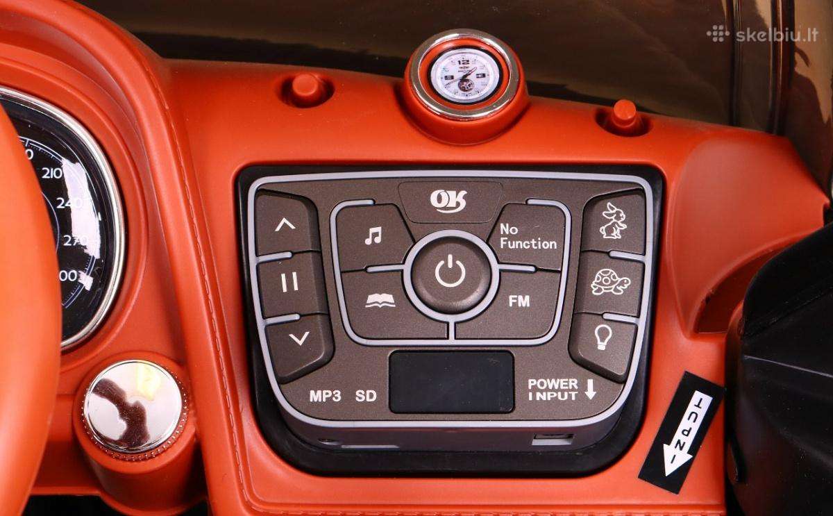 Elektromobilis Bentley Bentayga juodas Klaipėda - nuotraukos Nr. 6