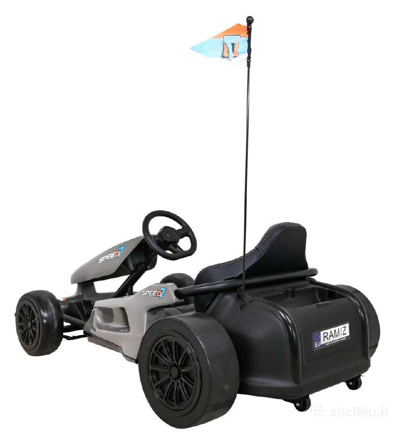 Elektrinis drifto kartingas galingas 2x150w varikl - nuotraukos Nr. 4