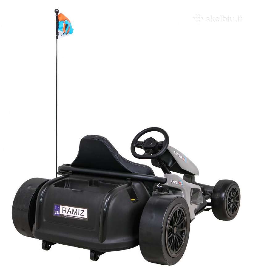 Elektrinis drifto kartingas galingas 2x150w varikl - nuotraukos Nr. 7