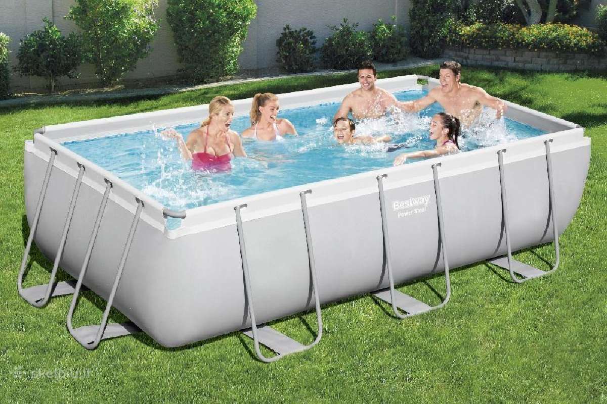 Baseinas Bestway Power Steel 404х201х100 cm su fil