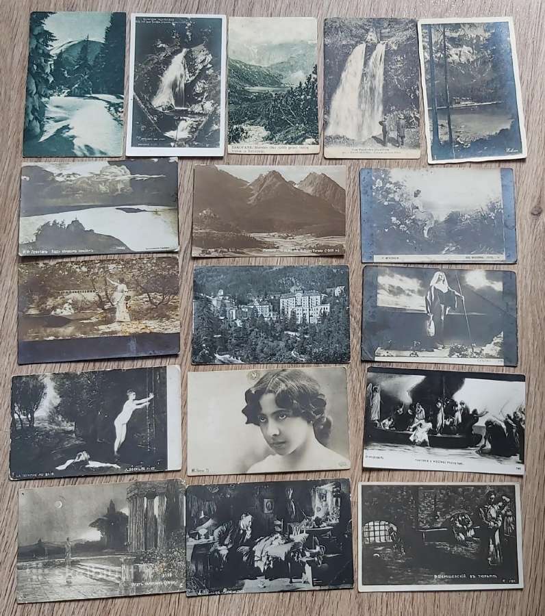Atvirukai , atvirlaškiai , seni, rinkinukas 50 vnt