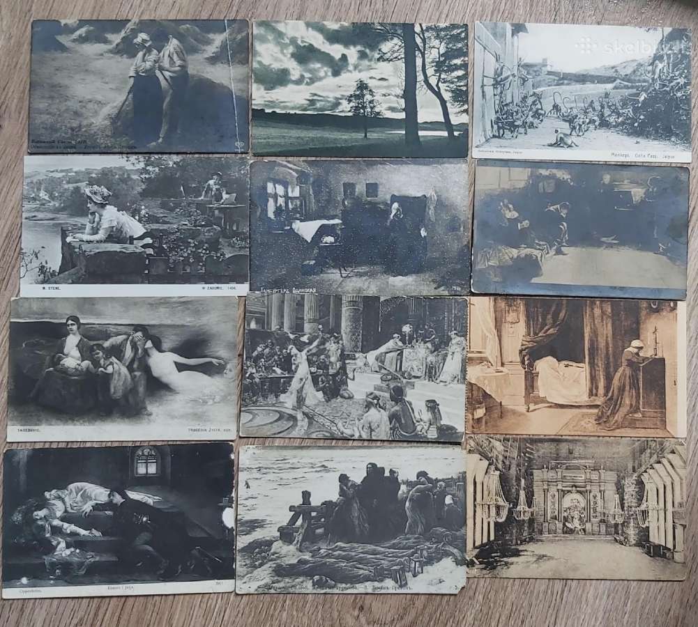 Atvirukai , atvirlaškiai , seni, rinkinukas 50 vnt - nuotraukos Nr. 6