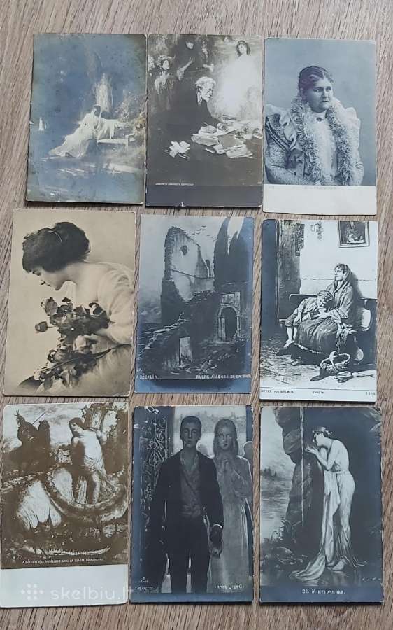 Atvirukai , atvirlaškiai , seni, rinkinukas 50 vnt - nuotraukos Nr. 8