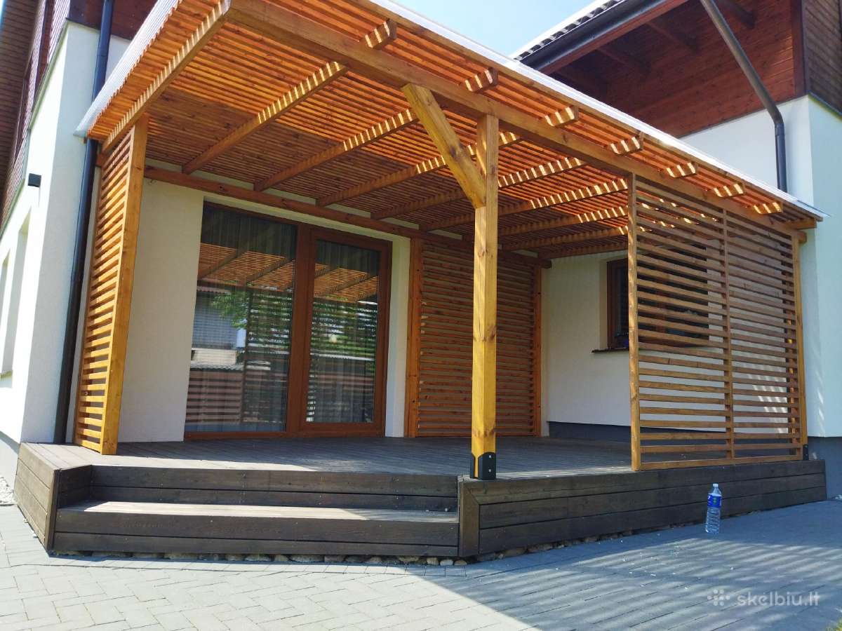 Stoginės . Terasų montavimas.terasos nuo 60 eu/m2 - nuotraukos Nr. 4