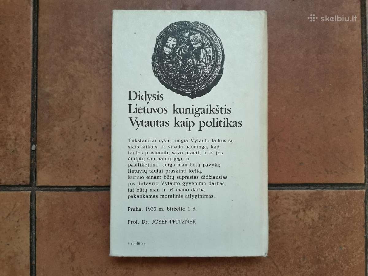 Jozefas Pficneris "D L K Vytautas kaip politikas" - nuotraukos Nr. 9