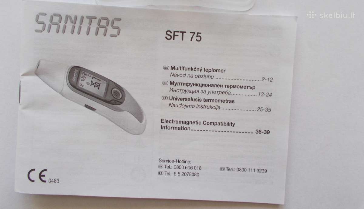 Universalus termometras - nuotraukos Nr. 3