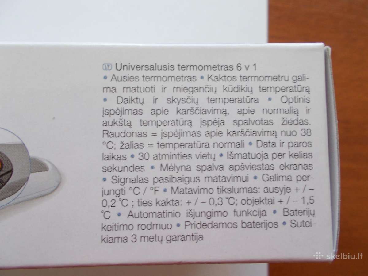 Universalus termometras - nuotraukos Nr. 7