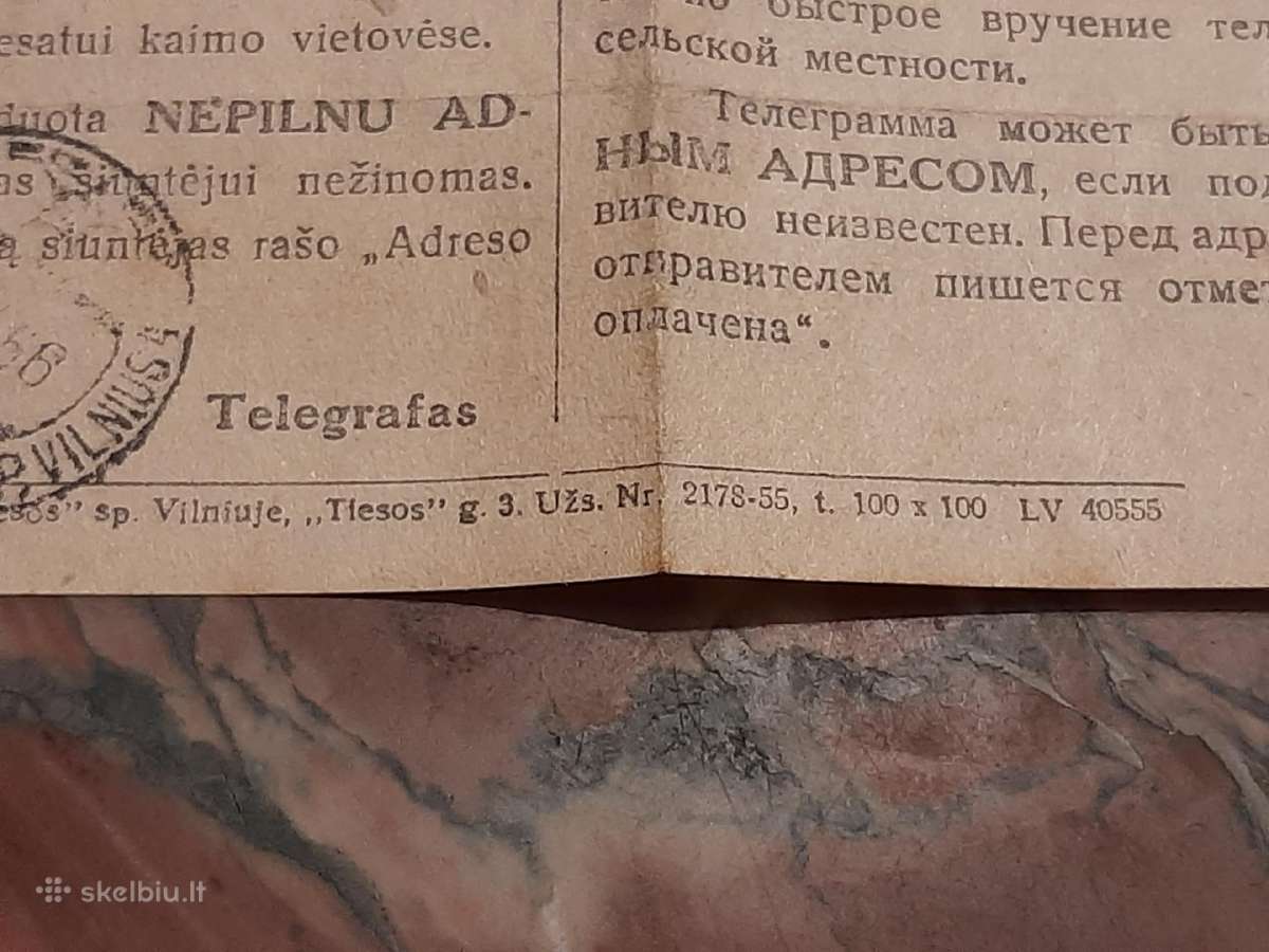 Telegrama - nuotraukos Nr. 9