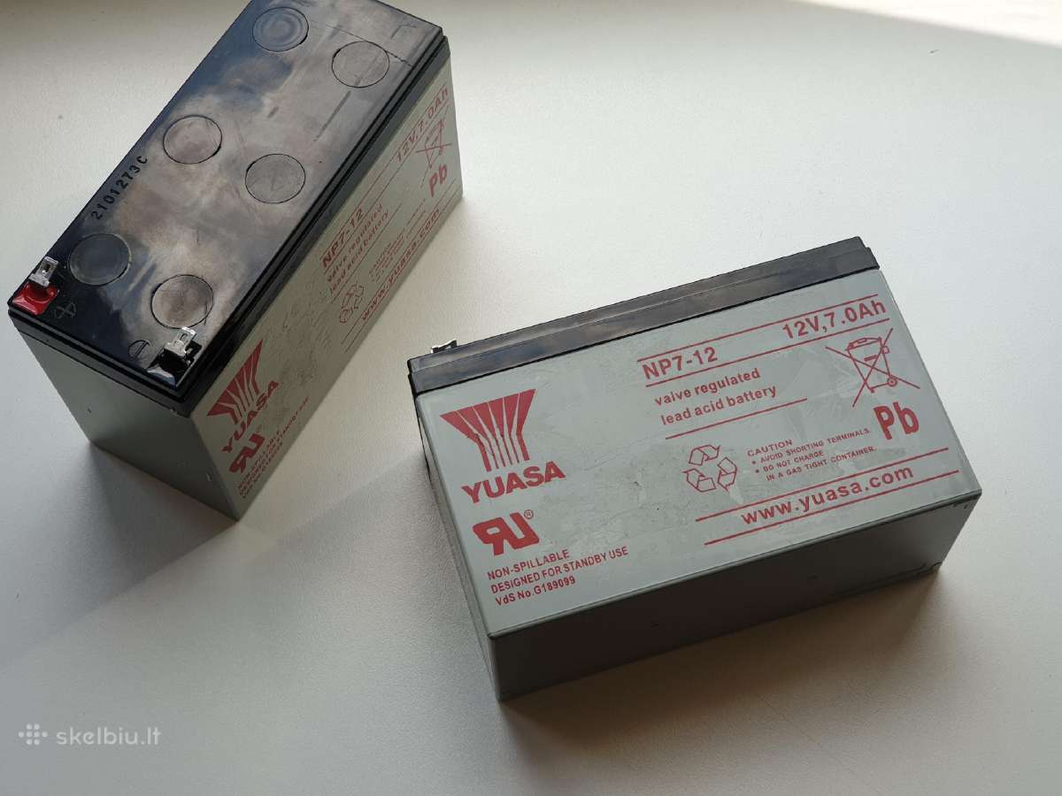 ULTRAMAX NP7-12H Batteria 12V 7AH SLA,Vrla ,Sigillato .187 Spade - Foto 4