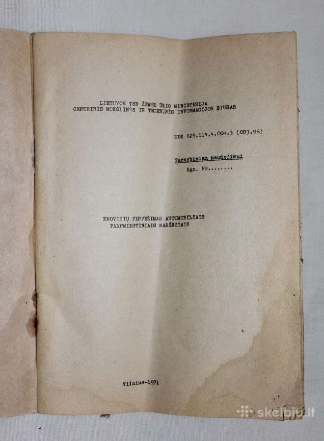 Krovinių pervežimas automobiliais knyga 1971 - nuotraukos Nr. 2
