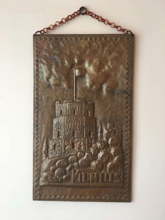 Varinis paveikslas Gedimino pilis, 1973