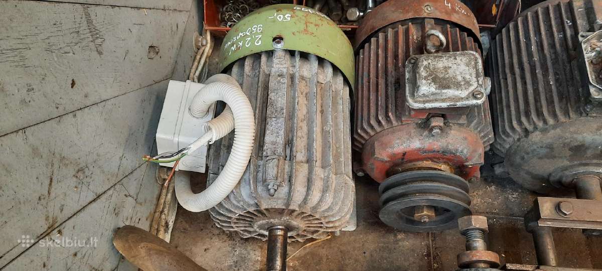 Elektros varikliai ivairiu kw ir apsisukimu.