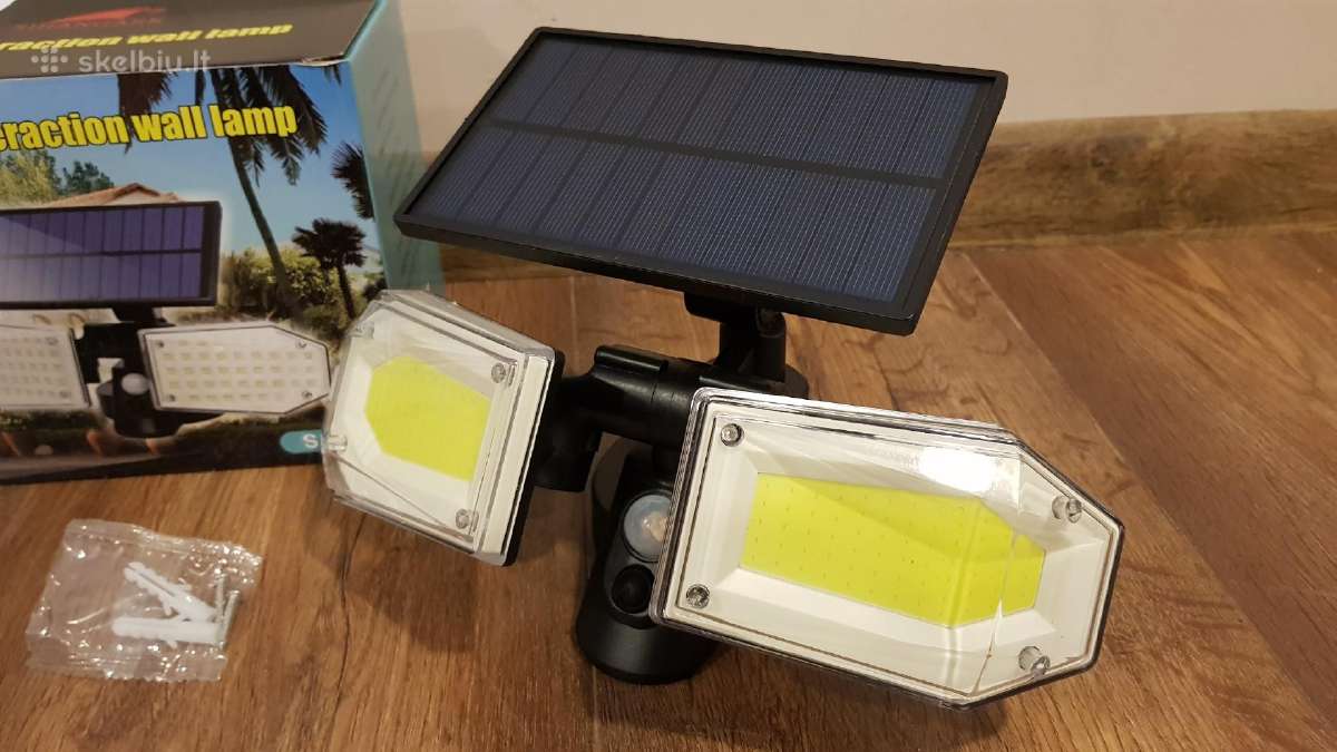LED lauko šviestuvai su saulės baterija nauji! - nuotraukos Nr. 5