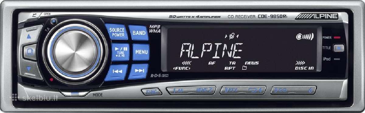 Parduodu alpine mp3 aux grotuvus - nuotraukos Nr. 8