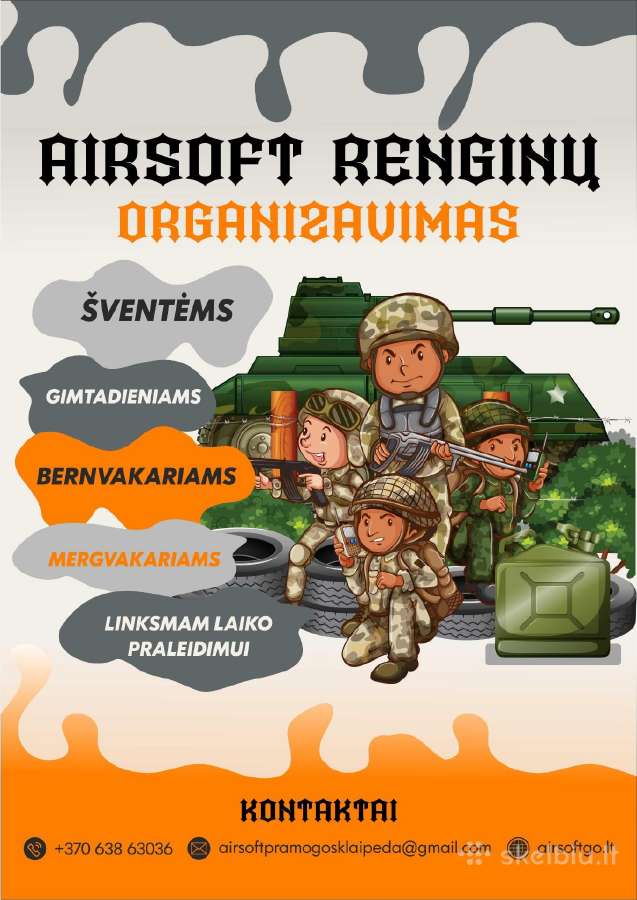 Airsoft dažasvydis gimtadieniai Bernvakariai - nuotraukos Nr. 4