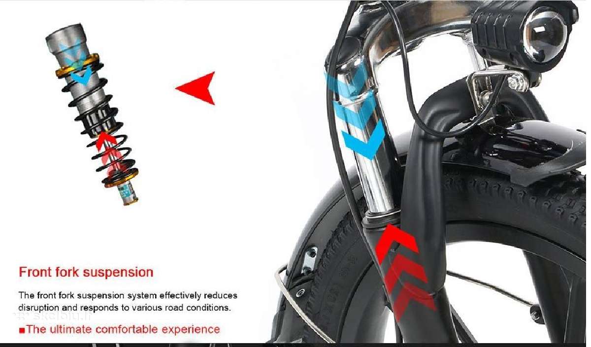 Elektrinis dviratis Samebike 20lvxd30-II 350w - nuotraukos Nr. 16