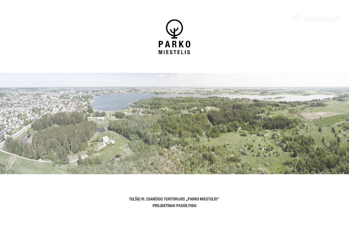 Išskirtiniai namų valdos sklypai - Parko miestelis