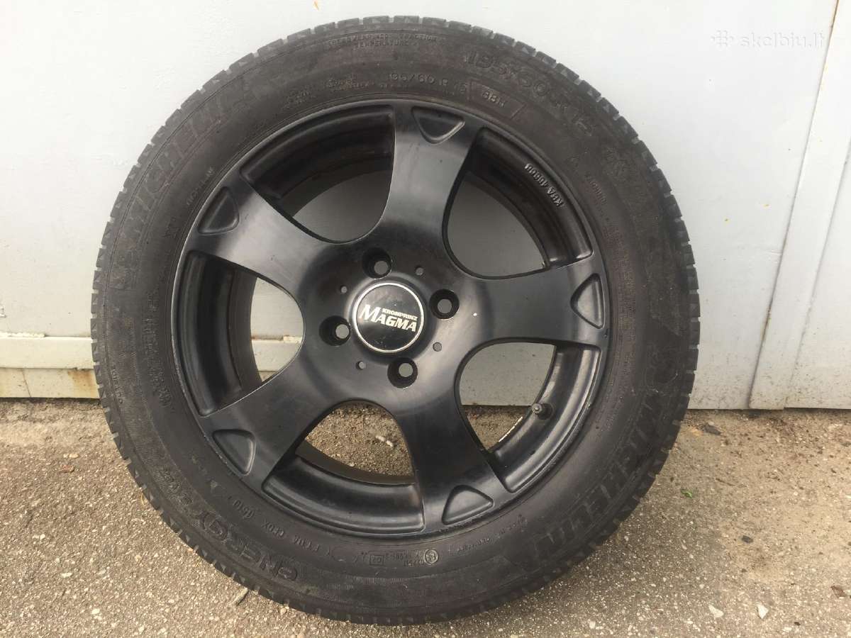 R16 R15 padangos, ratlankiai 4vnt Continental M+s - nuotraukos Nr. 14