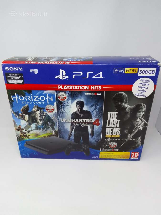 Playstation 4 konsolės su Garantija, ir priedai