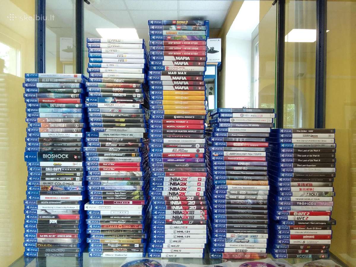 Playstation 4 konsolės su Garantija, ir priedai - nuotraukos Nr. 5