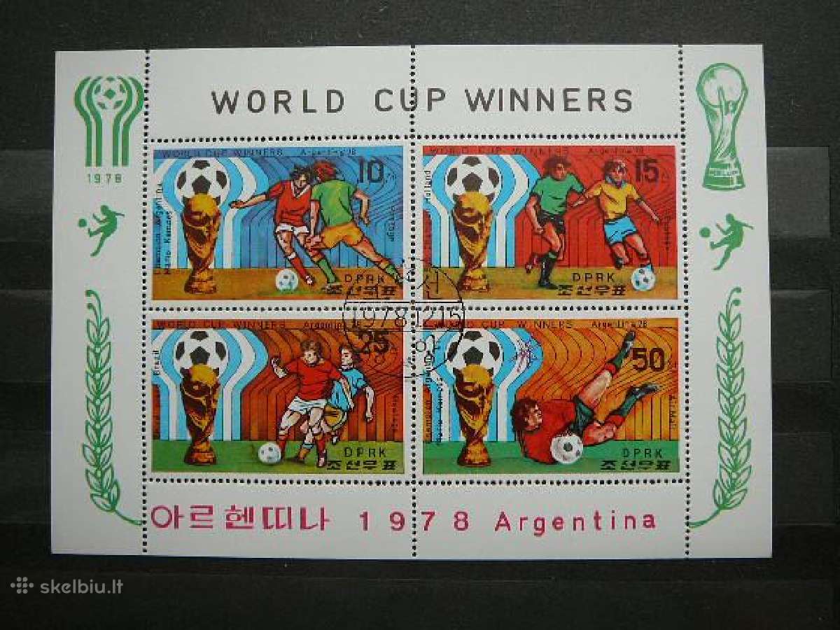 Futbolas Koreja 1978 antsp. kr1777