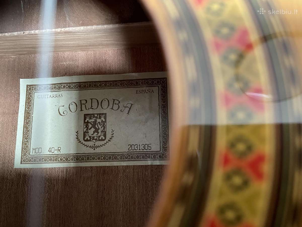 Klasikinė Gitara Cordoba 40-r Espana - nuotraukos Nr. 9