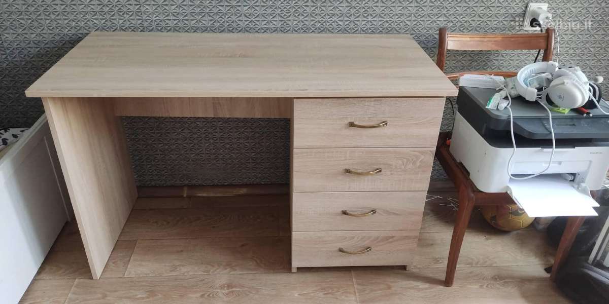 Rašomasis stalas "Bukletas'' 4-ių stalčių - nuotraukos Nr. 7