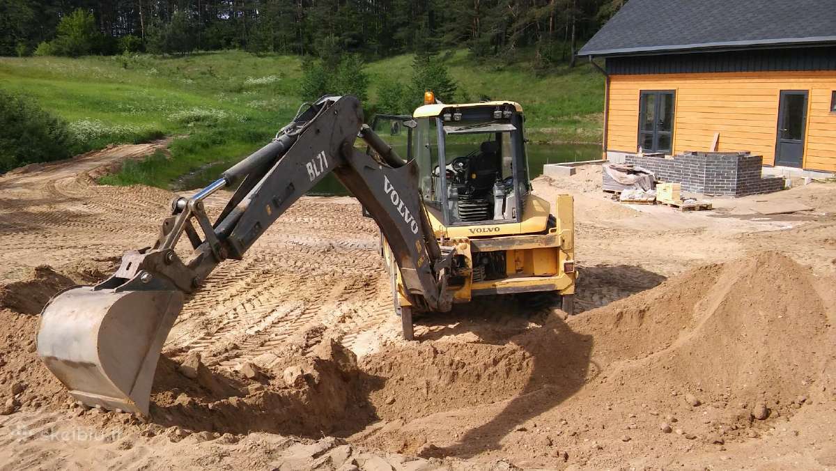 Buldozerio 15t,su 3D,nuoma žemės lyginimo darbai - nuotraukos Nr. 9