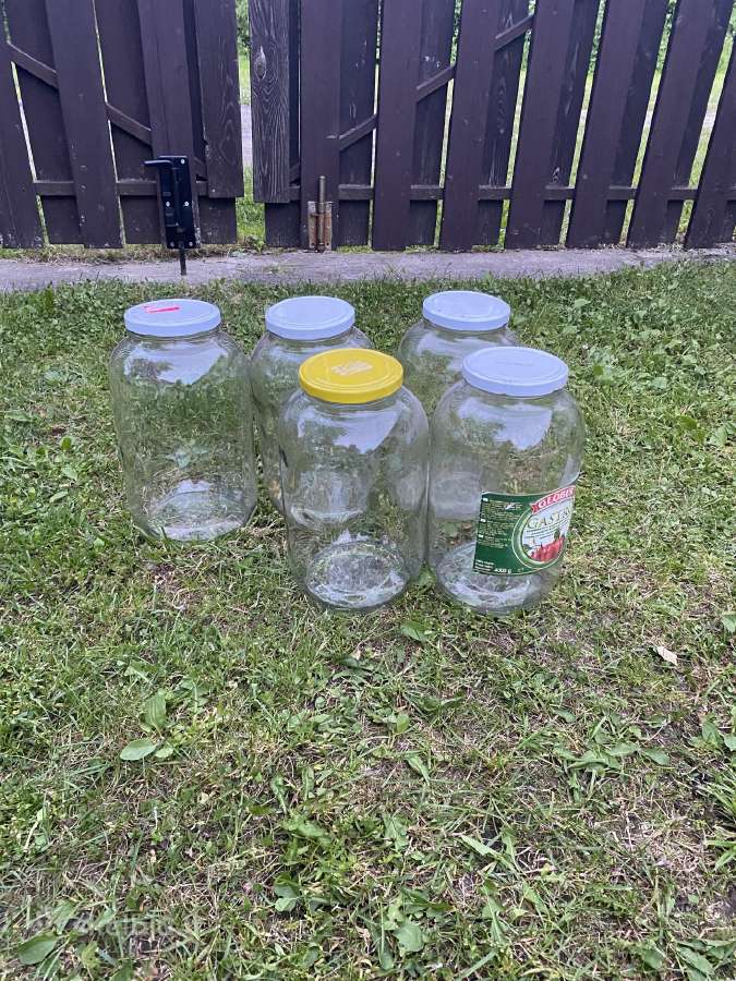 4litru stiklainiai