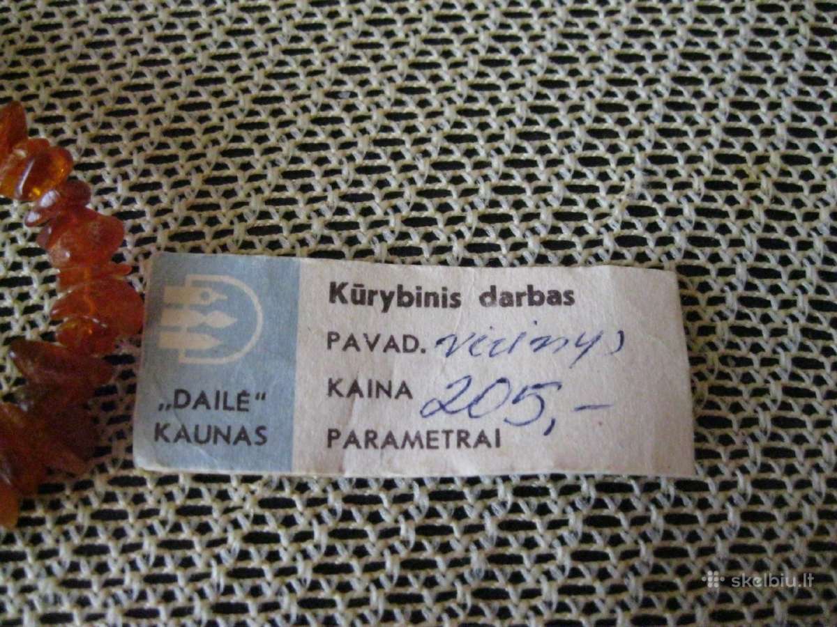 Gintaras . Karoliai. Ltsr Daile Kaunas Su Dezute - nuotraukos Nr. 3
