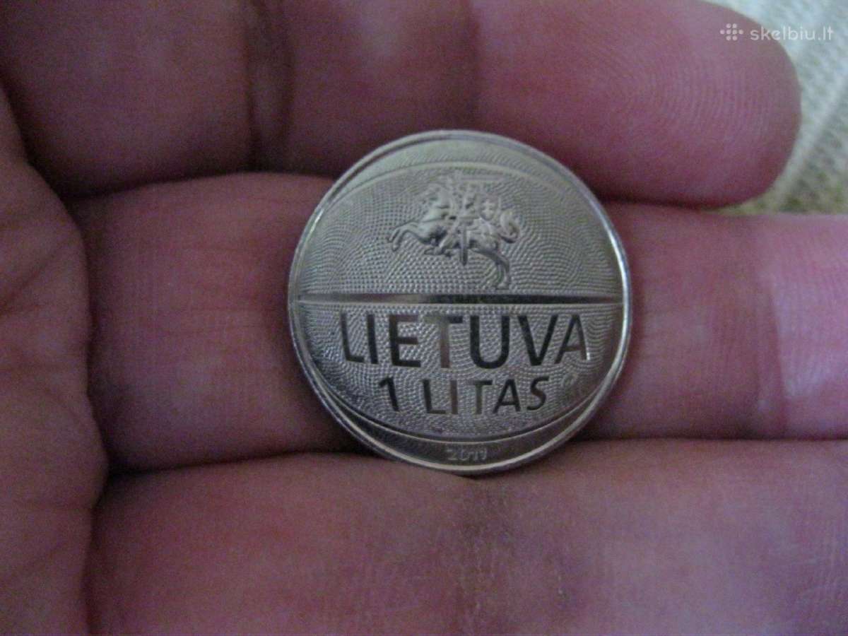 Lietuvos Moneta 1 Litas 2011 m. .Krepsinis - nuotraukos Nr. 4