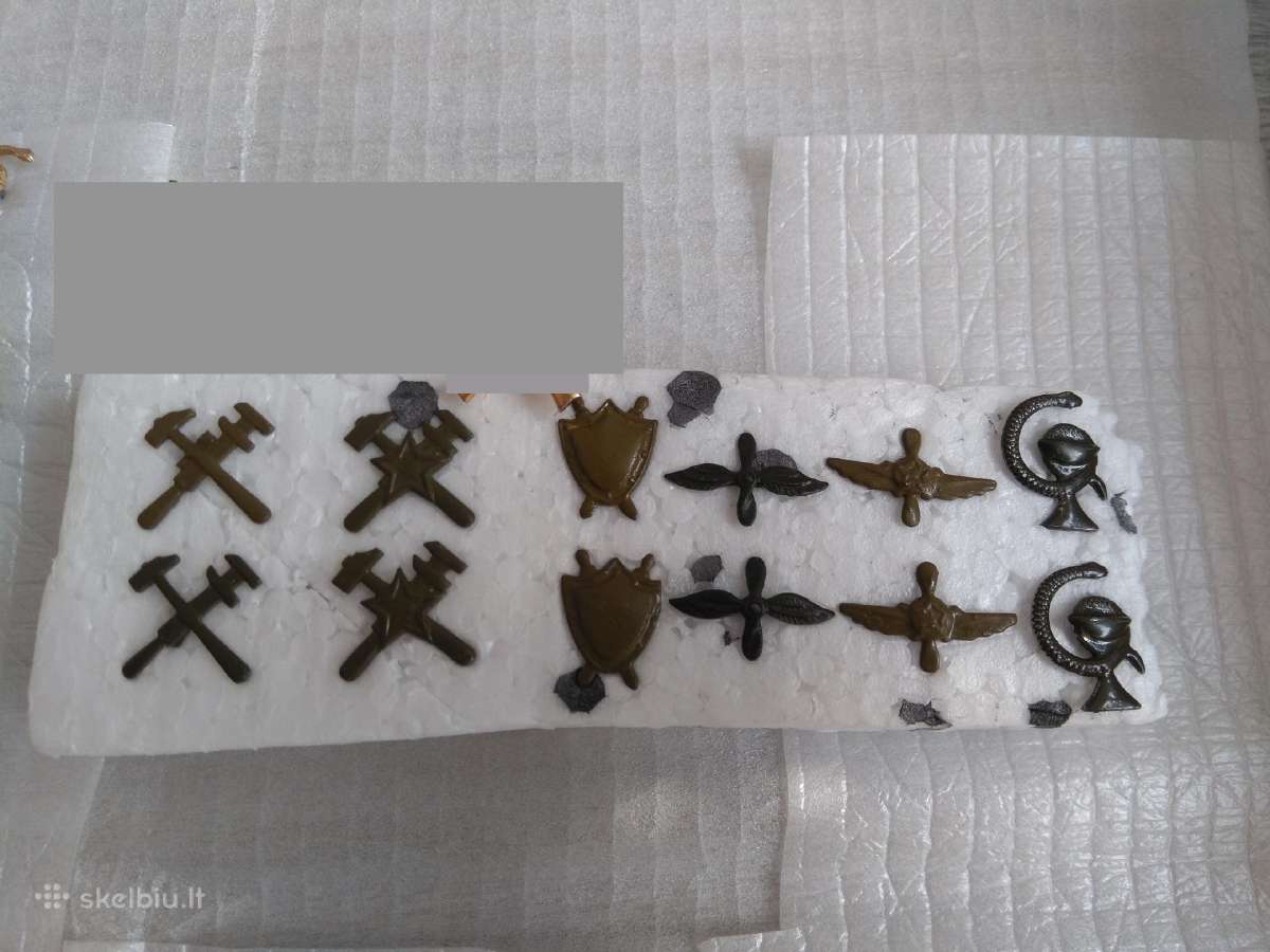 Apykaklių (petlicų) ženkliukai emblemos - nuotraukos Nr. 2