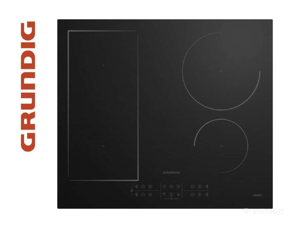 Indukcinės kaitlentės Grundig su Flexi Zone 60cm