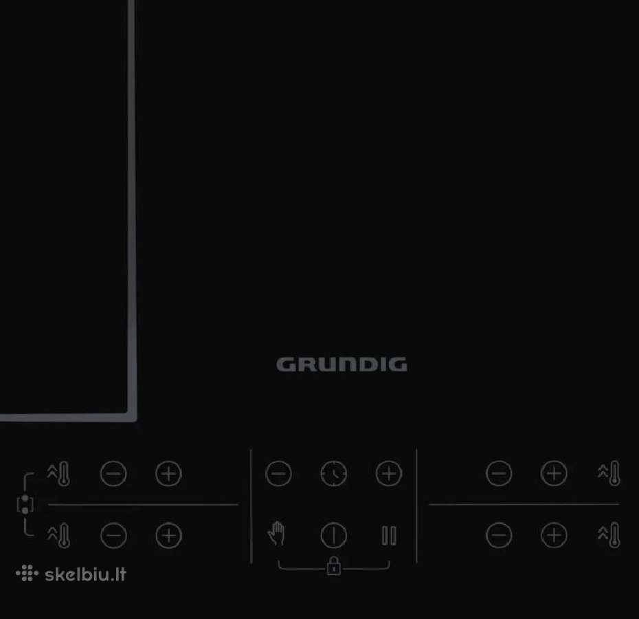 Indukcinės kaitlentės Grundig su Flexi Zone 60cm - nuotraukos Nr. 4