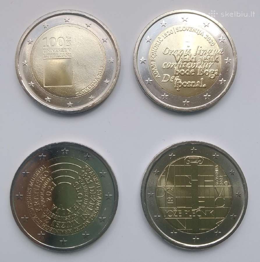 Slovėnija proginiai 2€ monetos unc - nuotraukos Nr. 2
