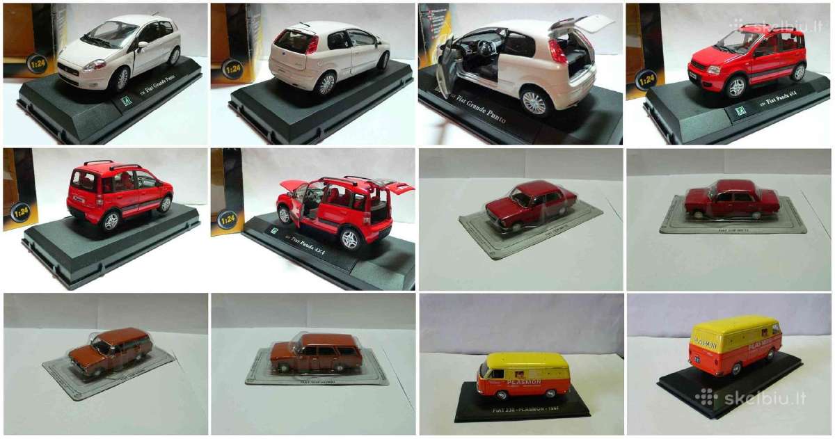 Opel, Dacia, Fiat, Ford, Skoda ir VW modeliukai - nuotraukos Nr. 6