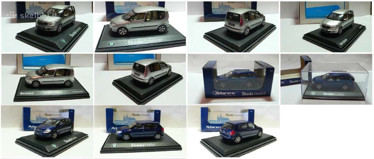 Opel, Dacia, Fiat, Ford, Skoda ir VW modeliukai - nuotraukos Nr. 8