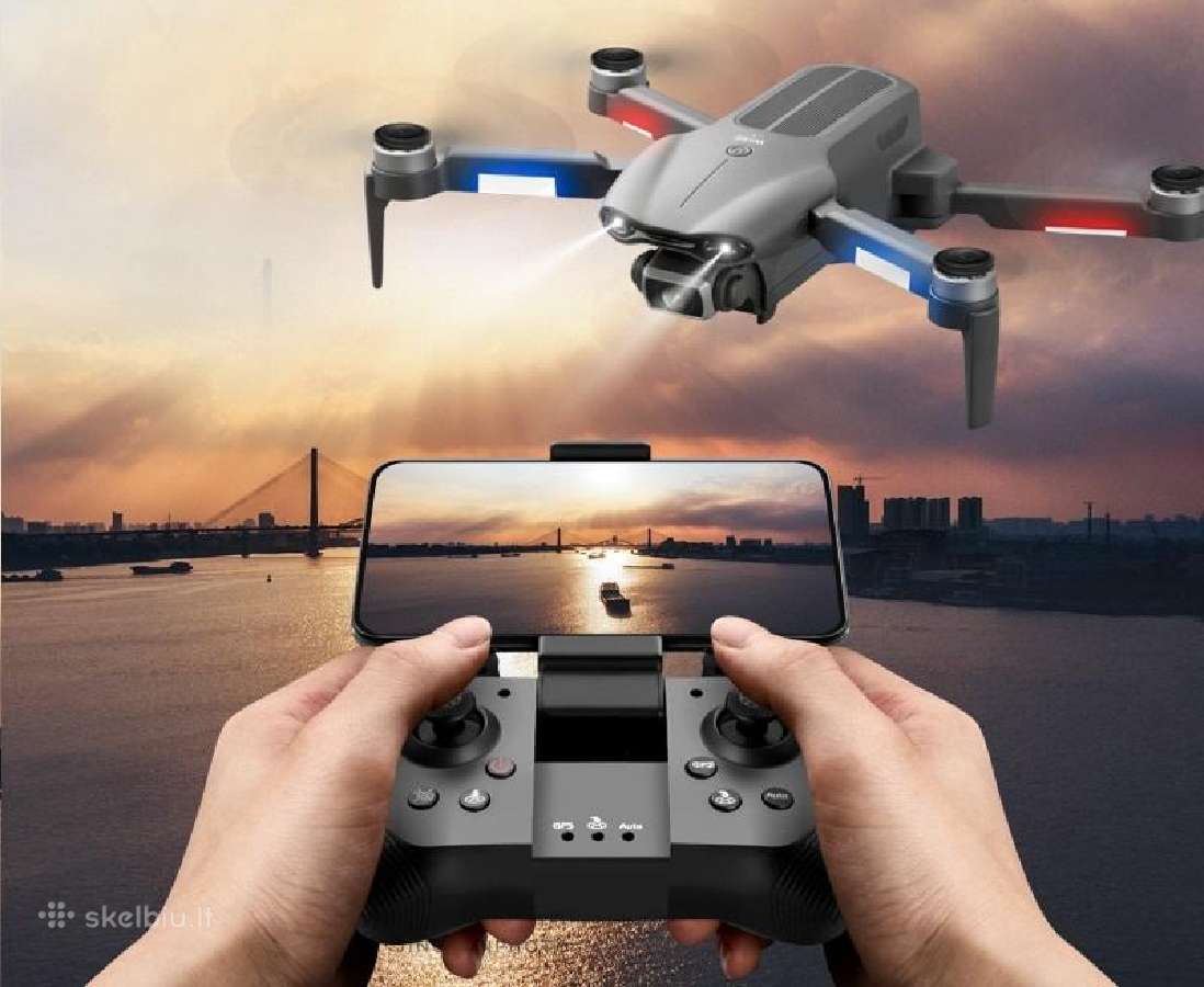 Wise dronas su dviejomis kameromis 8k, GPS ir WiFi - nuotraukos Nr. 2