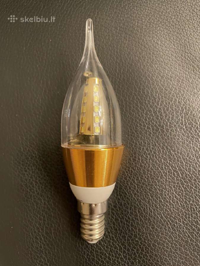 LED lempos. 7 vnt. E14 cokolis 5w 6500k - nuotraukos Nr. 2