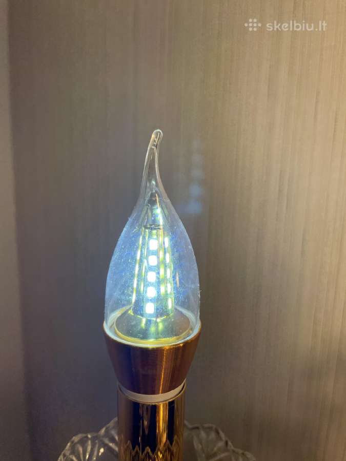 LED lempos. 7 vnt. E14 cokolis 5w 6500k - nuotraukos Nr. 3